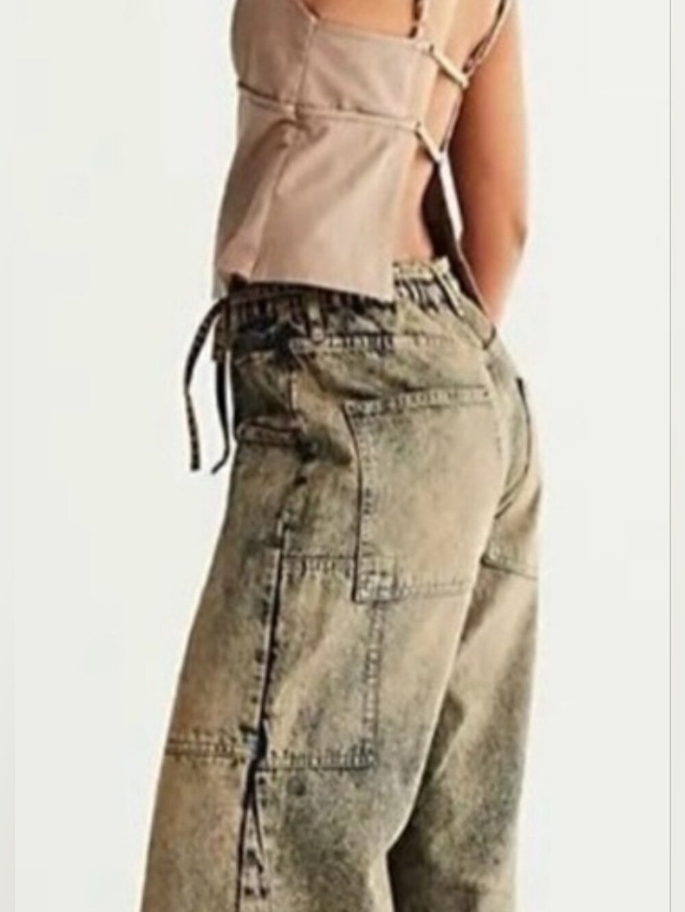Free People We The Free  CRVY Outlaw Wideleg Jeans - Picture 3 of 16